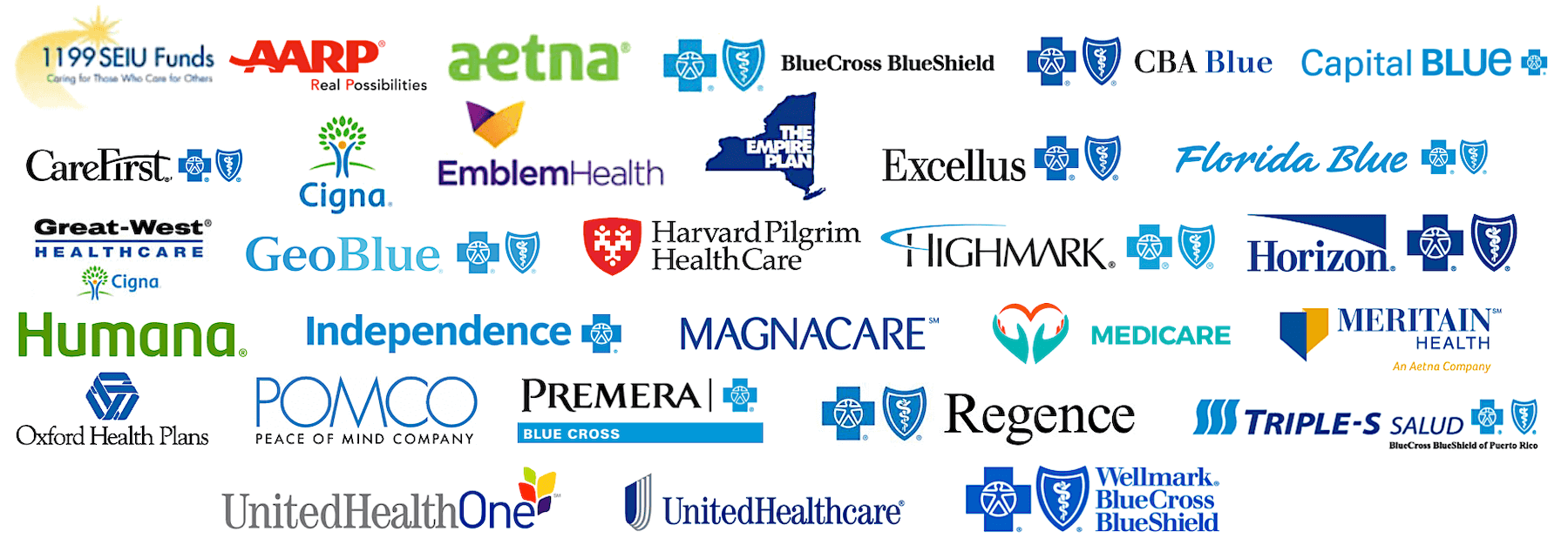 Most Major Medical Insurance Accepted